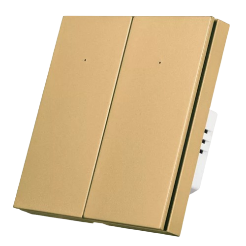 Выключатель ROXIMO 2кл - gold